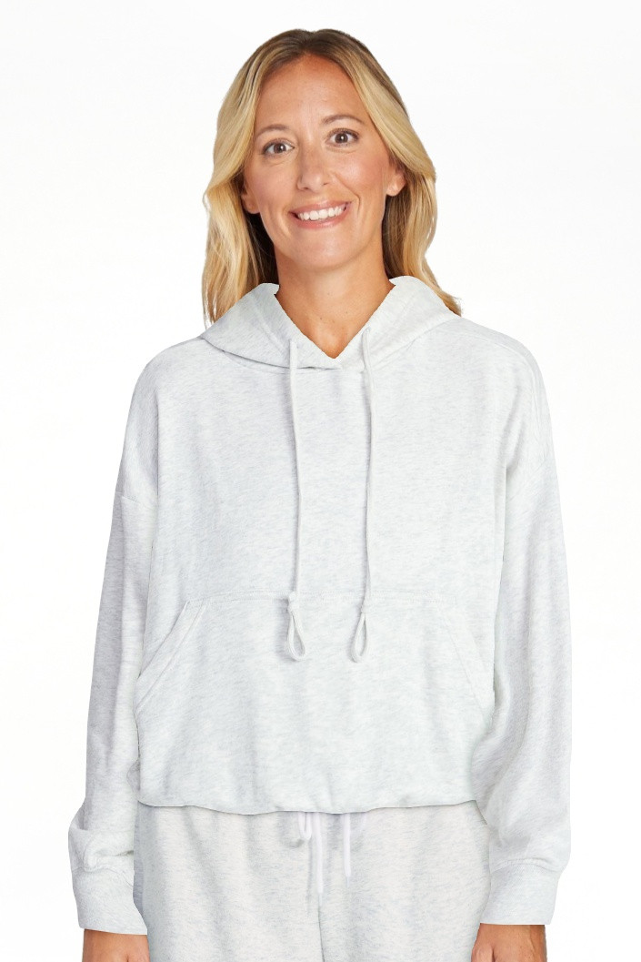 No Boundaries Bubble Hem Drawstring Hoodie, Women’s XXS-XXL | Walmart (US)