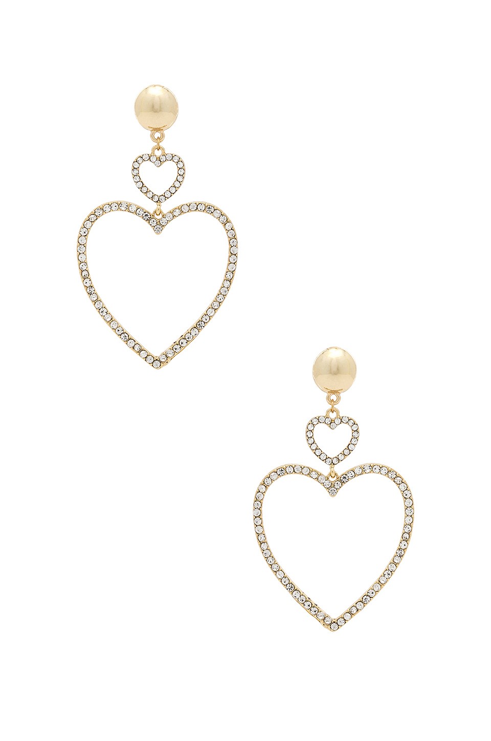Two Hearts Drop Earrings
                    
                    Ettika | Revolve Clothing (Global)