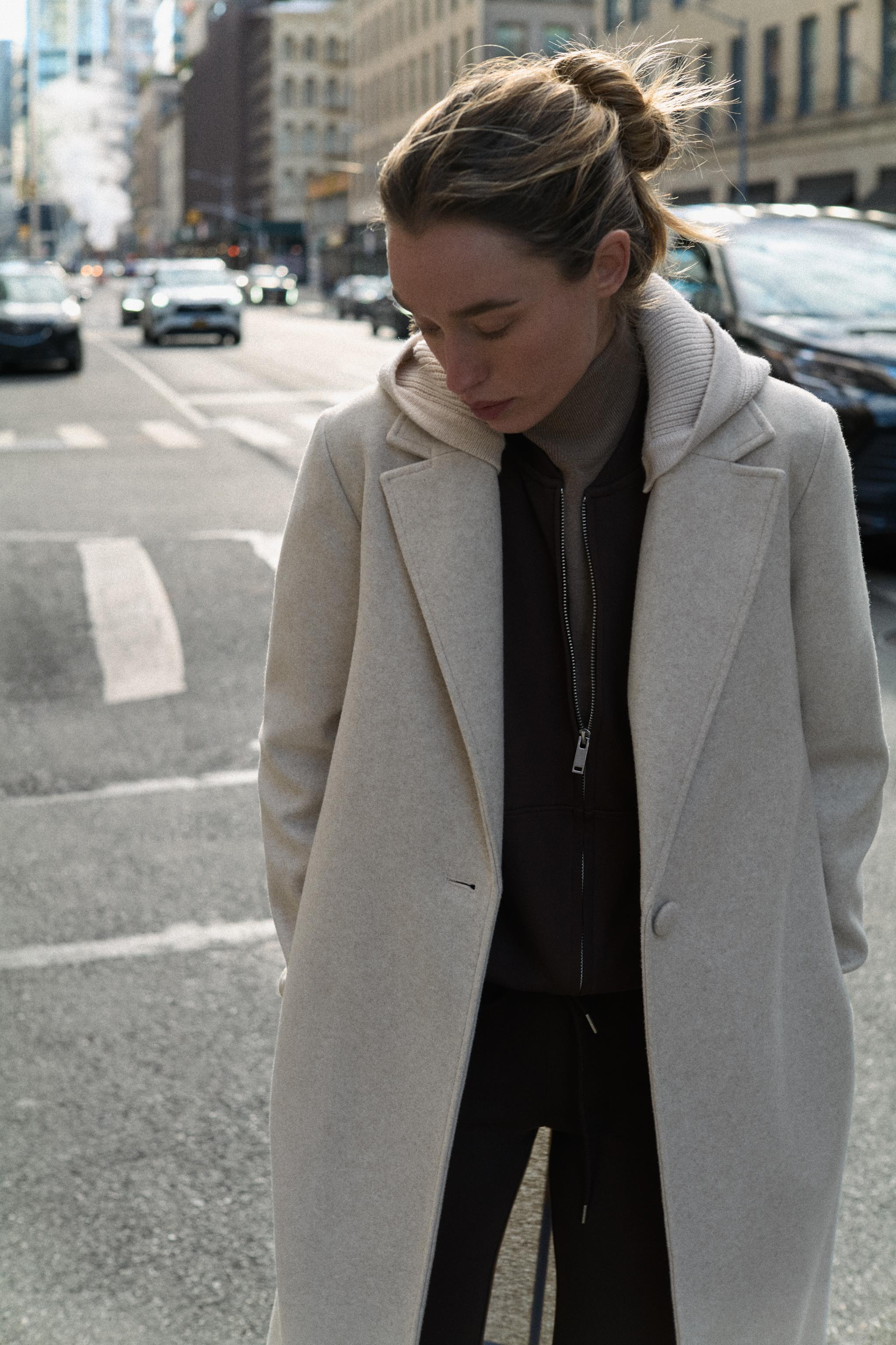 SOFT-MANTEL MIT KAPUZE | Zara DE