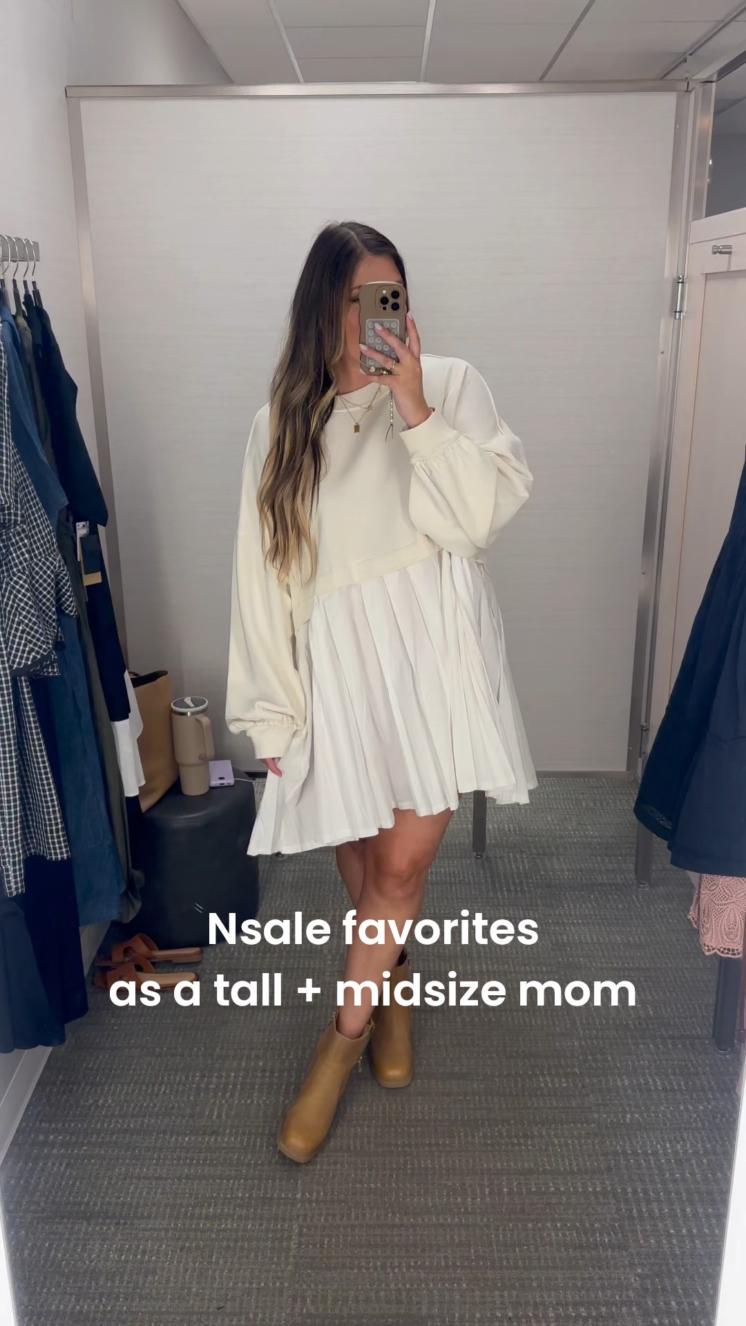 Nordstrom sale favorites!! Wearing tts XL in all (15/32 jeans), and rec sizing down in the first dress. 
Nsale midsize finds, lots of good work wear and teacher outfits! 


#LTKMidsize #LTKSaleAlert #LTKSeasonal