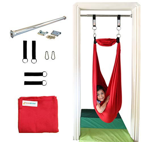 DreamGYM Doorway Sensory Swing - Red Therapy Compression Swing - 95% Cotton | Amazon (US)