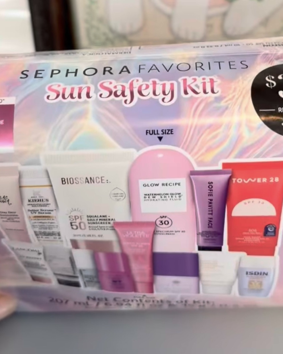 Absolutely loving this Sephora Favorites Sun Safety Kit. Has tons of mini sunscreens (including my current favorite by Ultra Violette), plus a full-size lip SPF Glow Recipe sunscreen. Costs only $39 for a $212 value and is absolutely worth it!

#LTKSeasonal #LTKActive #LTKBeauty