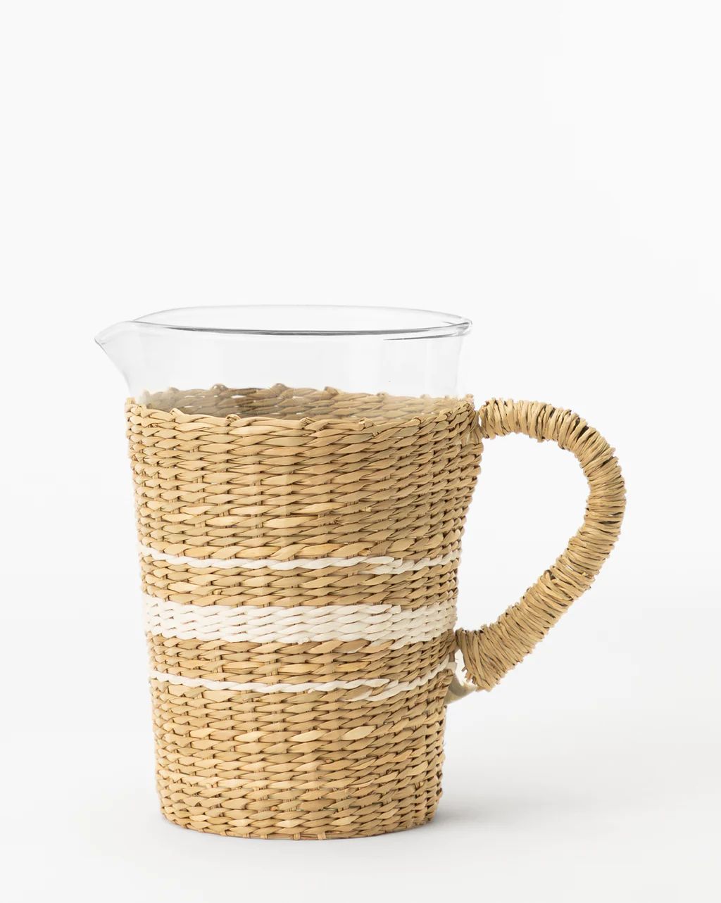 Seagrass Wrapped Pitcher | McGee & Co.