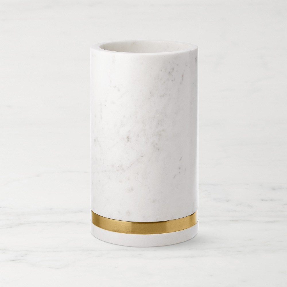 Marble &amp; Brass Wine Chiller | Williams-Sonoma