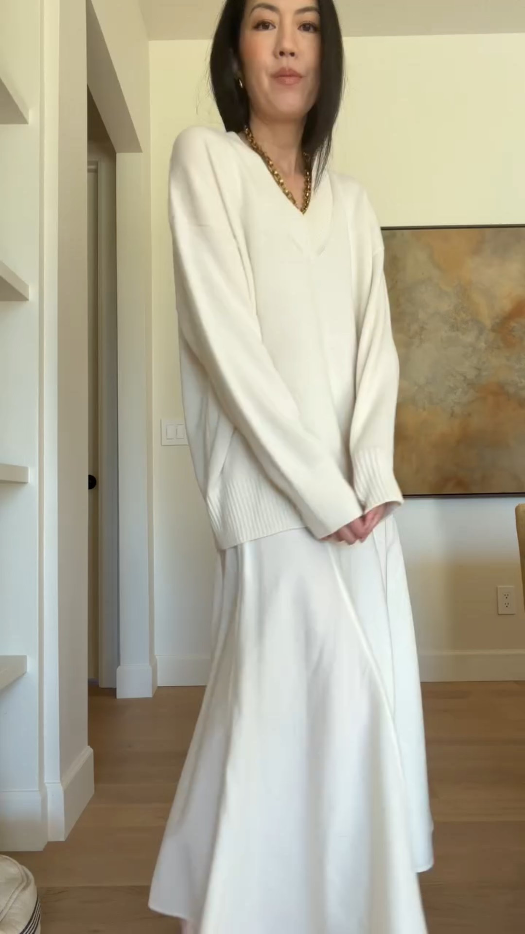 Gorgeous cashmere sweater for only $119 and the skirt is 50% off. 

#monochromaticoutfit
#wintersweater
#winteroutfit
#winterskirt
#designerskirt



#LTKootd #LTKdayinmylife #LTKSaleAlert