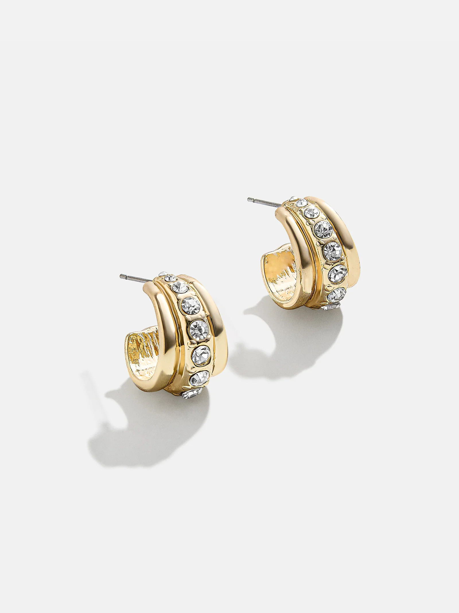 Kendall Earrings - Gold/Pavé | BaubleBar (US)