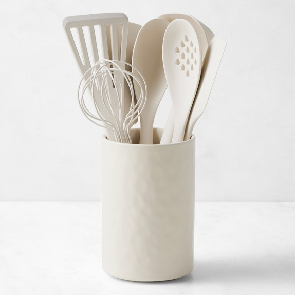 GreenPan™ Premiere Silicone Tools with Utensil Holder, Set of 8 | Williams-Sonoma