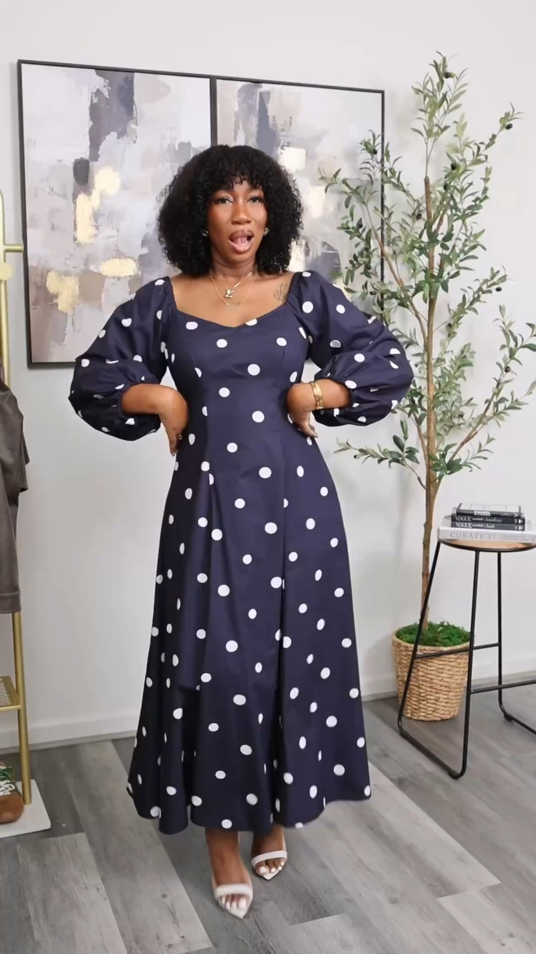 Easy spring outfit… Polka dots are here to stay and this maxi dress is so perfect for spring.
Wearing a size large


#LTKBump #LTKSeasonal #LTKootd
