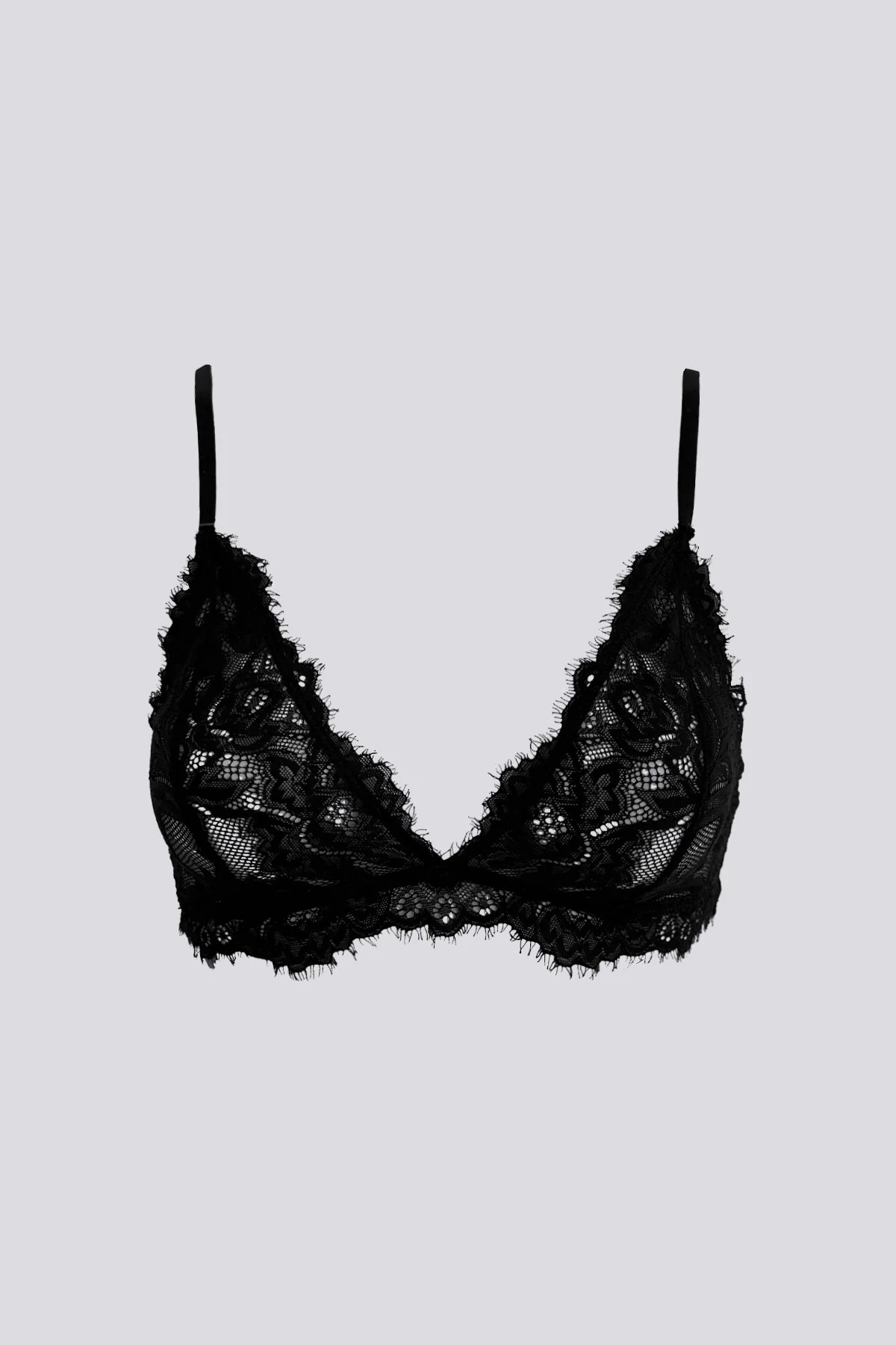 Lace Bralette BLACK | UNE PIECE AU