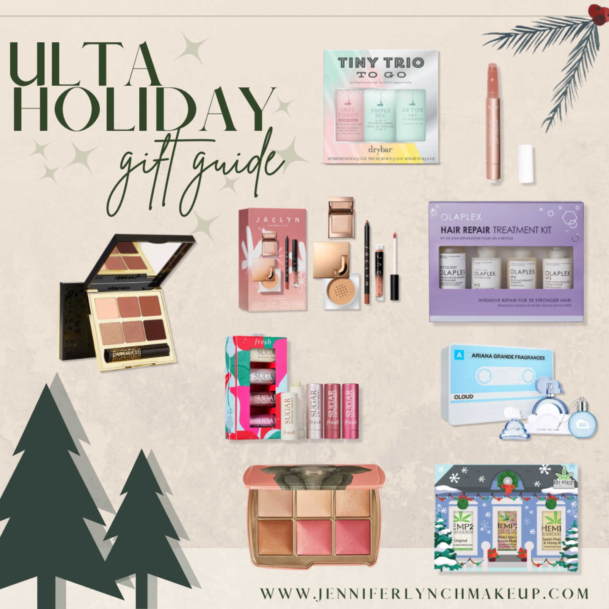 If you have a friend or family member who loves all things beauty, you will want to gift them with these products! I’m obsessed with all of these holiday kits from Tarte, Drybar, Hempz, Olaplex, and more!

#LTKGiftGuide #LTKHoliday #LTKSeasonal