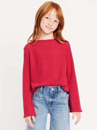 CozePlush Long-Sleeve Top for Girls | Old Navy (US)