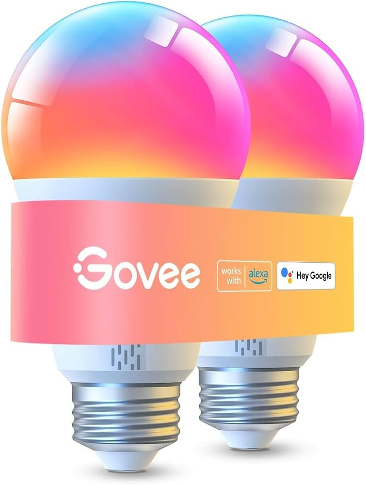 Govee LED Smart Light Bulbs, 1000LM Color Changing Light Bulb, Wi-Fi & Bluetooth Light Bulbs, Wor... | Amazon (US)