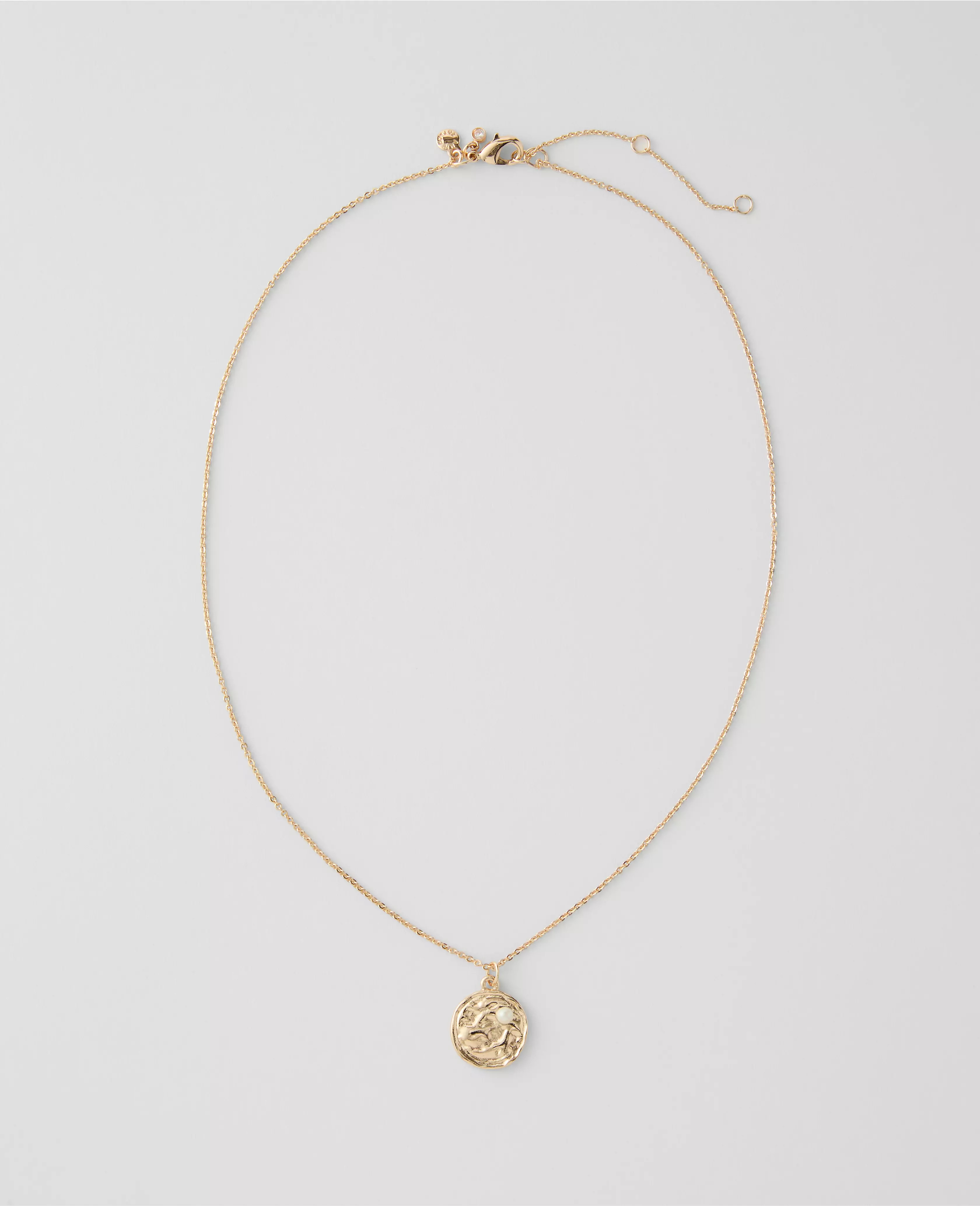 Textured Pendant Necklace | Ann Taylor