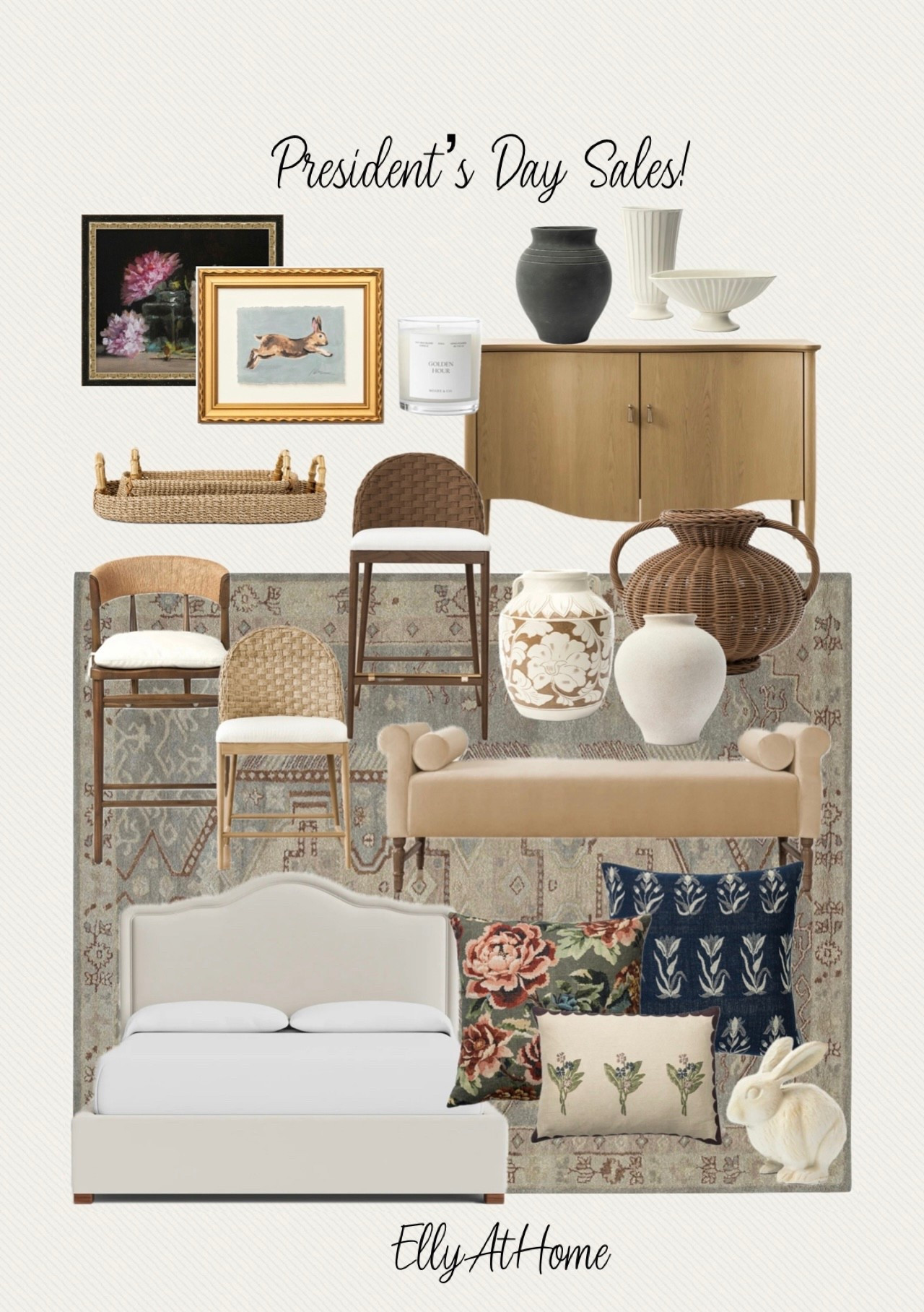 President’s Day sales up to 25% off! Shop new spring, furniture, pillows, vases, florals, stems, Easter decor +more home decor accessories. McGee & Co  

#LTKdayinmylife #LTKHome #LTKSaleAlert