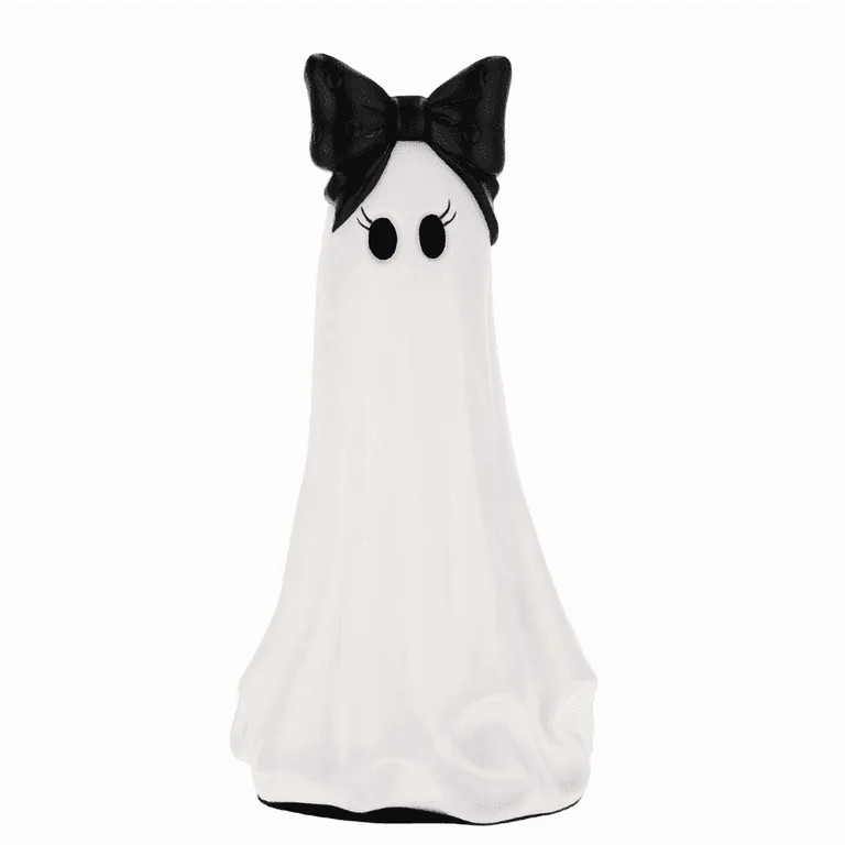 Texas Large Ghost Tabletop Decoration - Matte White Resin Standing Ghost Tabletop Figurine, Gentl... | Walmart (US)
