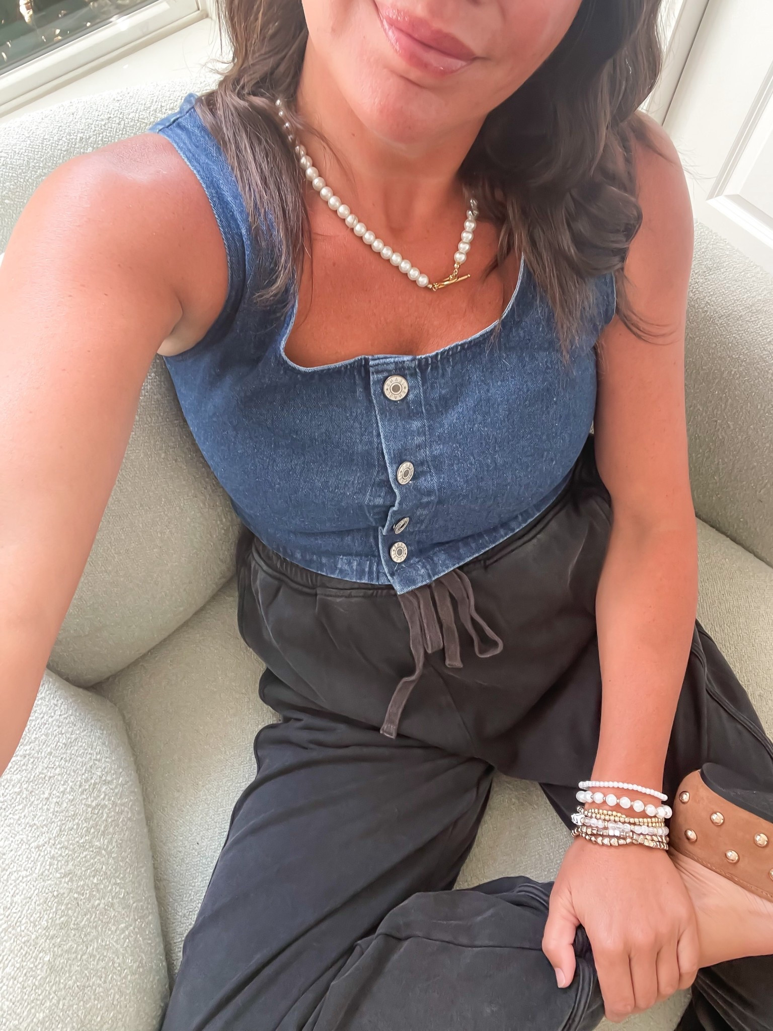 Elevated casual look of the day 
SAHM outfit of the day 
Comfy looks 

#LTKStyleTip #LTKOver40 #LTKFindsUnder50