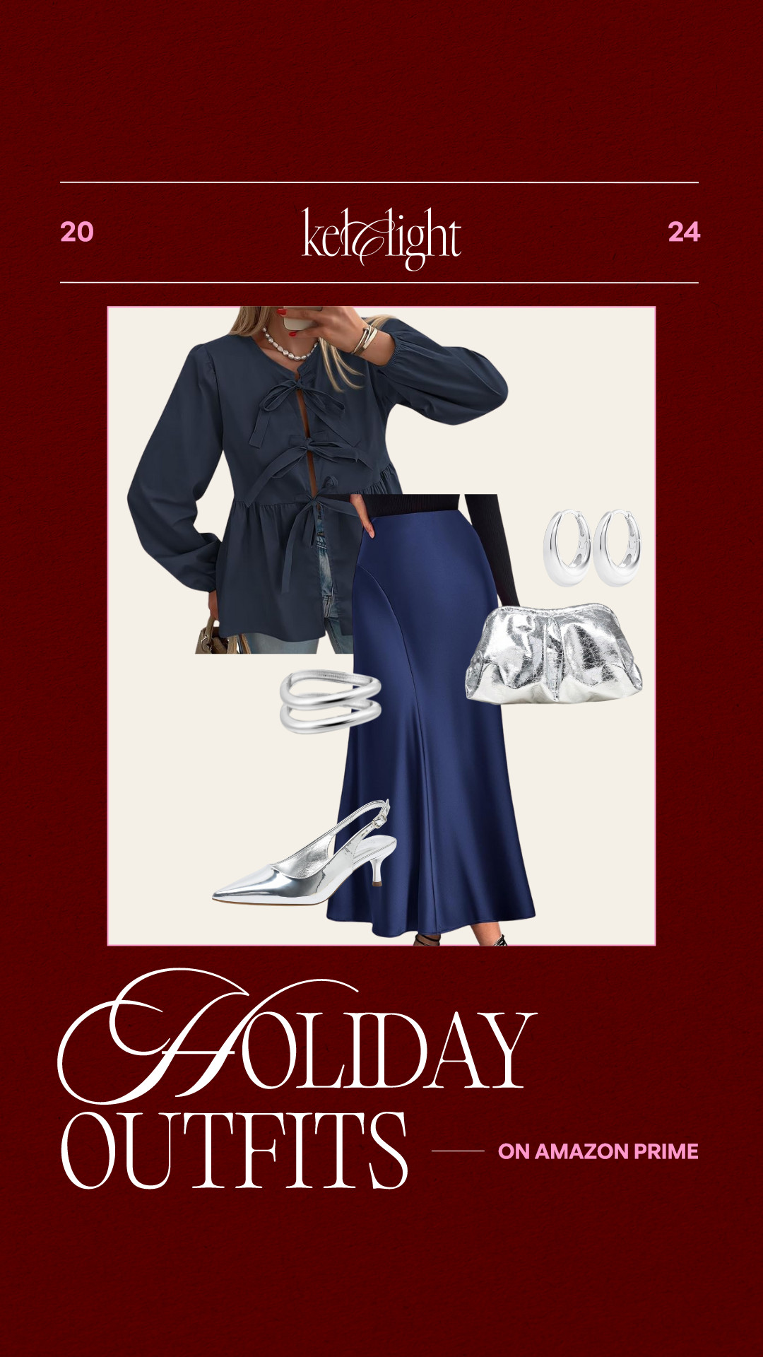 Loving blues and silver for winter! | Amazon (US)