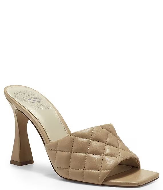 Reselm Quilted Leather Mules | Dillards