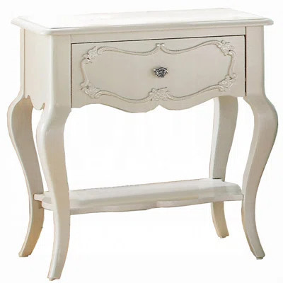 Nightstand With Drawer And Shelf Youth Bedroom Furniture 1Pc | Wayfair North America