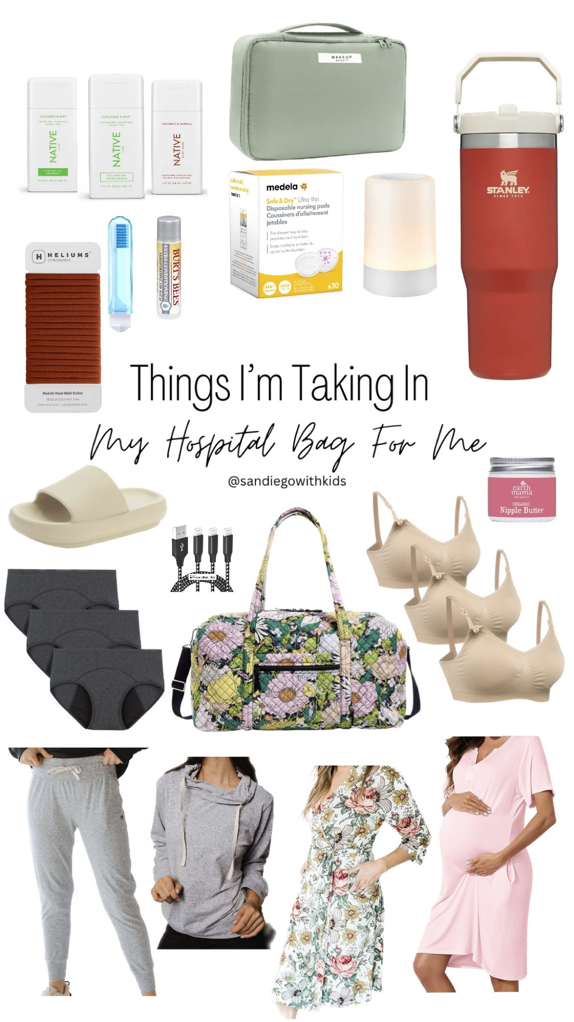 Things I'm taking in my hospital bag for me 

#LTKfamily