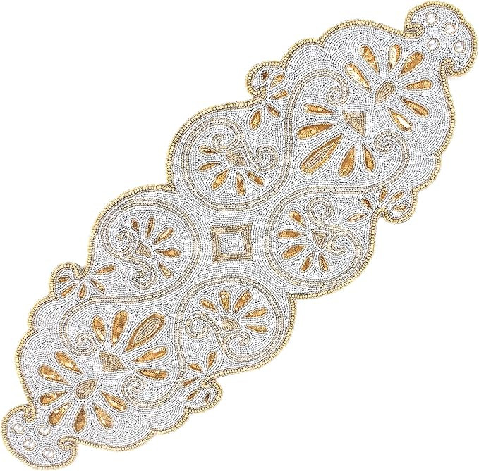 Beaded Table Runner,Beaded Table Runners 36 inches Long,Valentines Day Beaded Table Runner,Beaded... | Amazon (US)