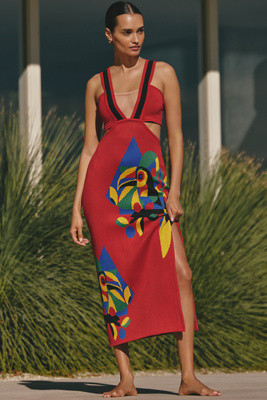 Celandine Extratropical Midi Dress | Anthropologie (US)