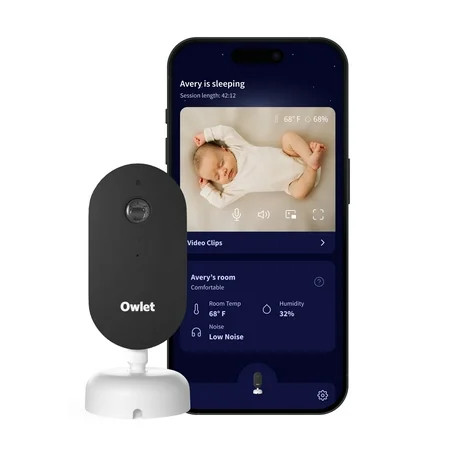 Owlet Dream Sight (Gen 3) Smart Baby Monitor – 2K HD Wi-Fi Video Camera, Cry & Motion Alerts, Night Vision & Temp Monitoring | Walmart (US)