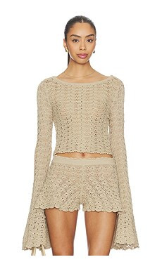 Zaylee Boat Neck Open Stitch Sweater
                    
                    Tularosa | Revolve Clothing (Global)