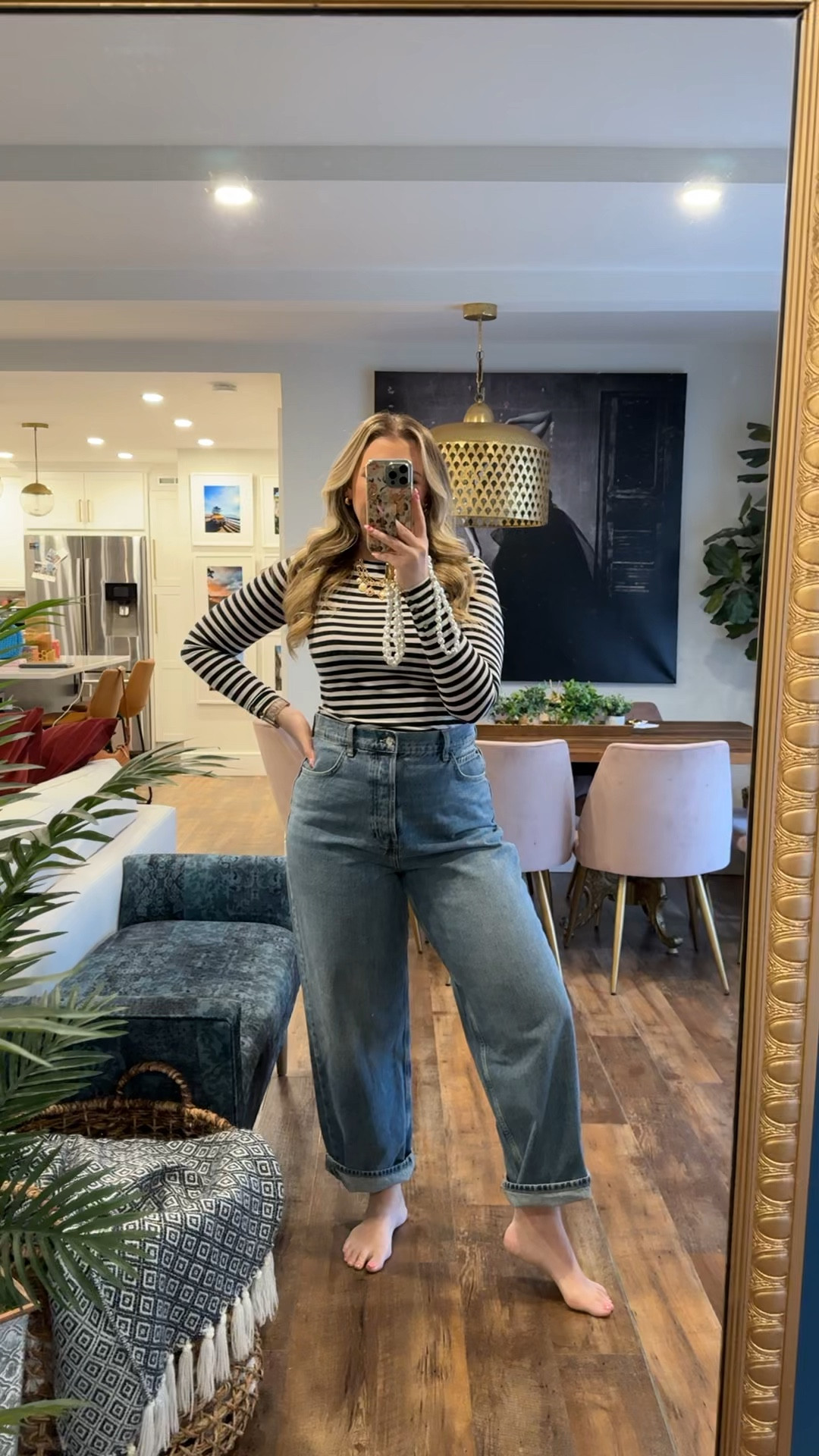 We the free Cora slouchy jeans wearing a 31, my normal size, but these run big! Love the button fly. 

#LTKMidsize #LTKFindsUnder100 #LTKStyleTip