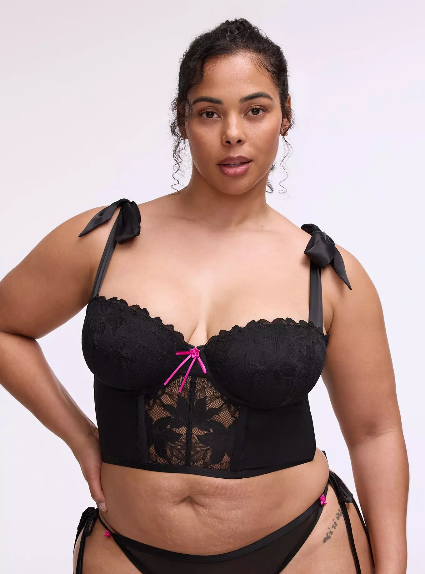 Romantic Underwire Lace & Mesh Bustier | Torrid (US & Canada)