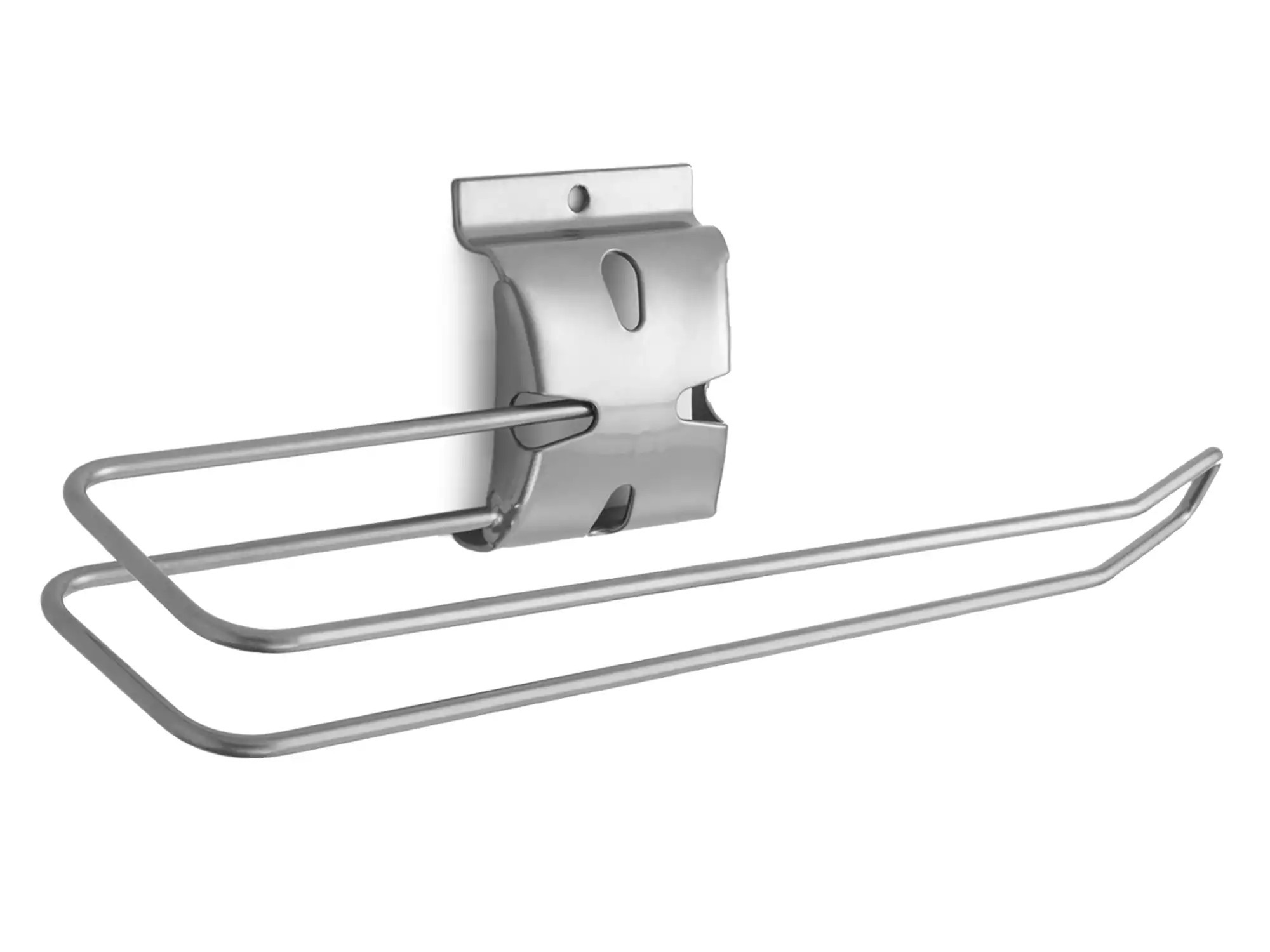 NewAge Products Slatwall Accessory 13.2-in Silver Steel Paper towel holder one_size | 51792 | Lowe's