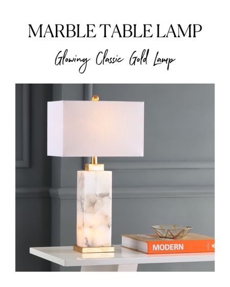 This real marble lamp is so pretty and classic, with gold accents, glowing base, alabaster stone lamp, classic lighting, gold decor, glam style

#LTKhome #LTKFind #LTKstyletip