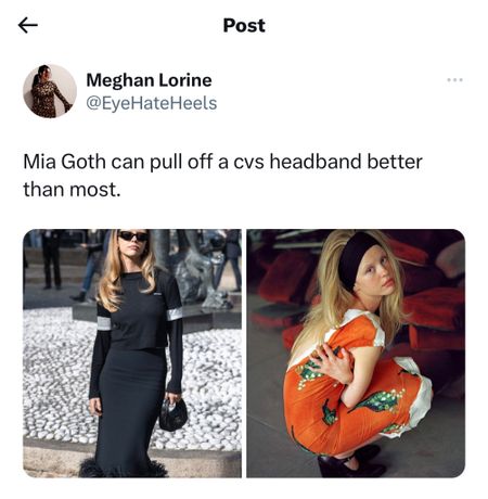 thanks to Schiaparelli, Bella Hadid, Mia Goth and street style stars alike, the black stretchy headband has been everywhere lately! Idk why but I always think of the mom from Billy Madison when it comes to this look  

#LTKsalealert #LTKstyletip #LTKfitness