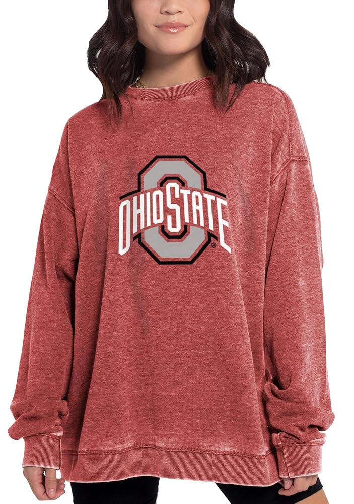 Amazon.com : chicka-d NCAA Ohio State Buckeyes Womens Campus Pullover, Cardinal, Large (449_TC_PL... | Amazon (US)