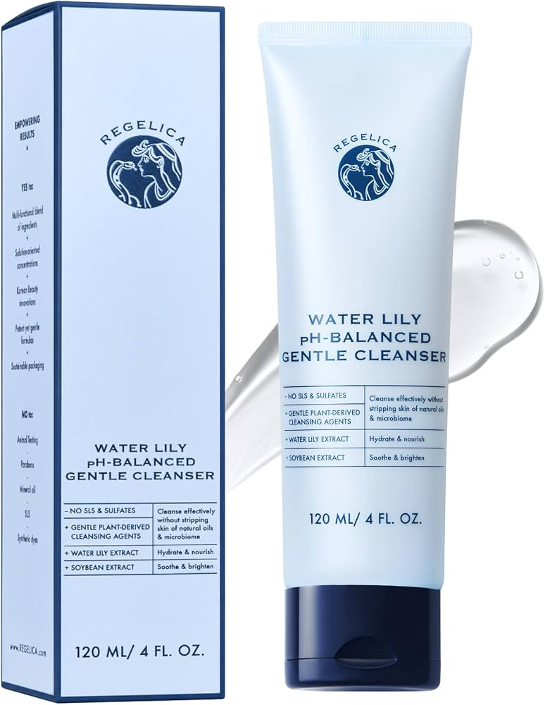 Korean Gentle Face Wash | pH Balanced Cleanser for Sensitive Skin | SLS-Free Hydrating Facial Cle... | Amazon (US)