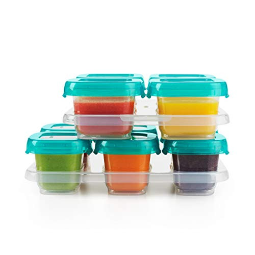 OXO Tot 12-Piece Baby Blocks Set, Teal | Amazon (US)