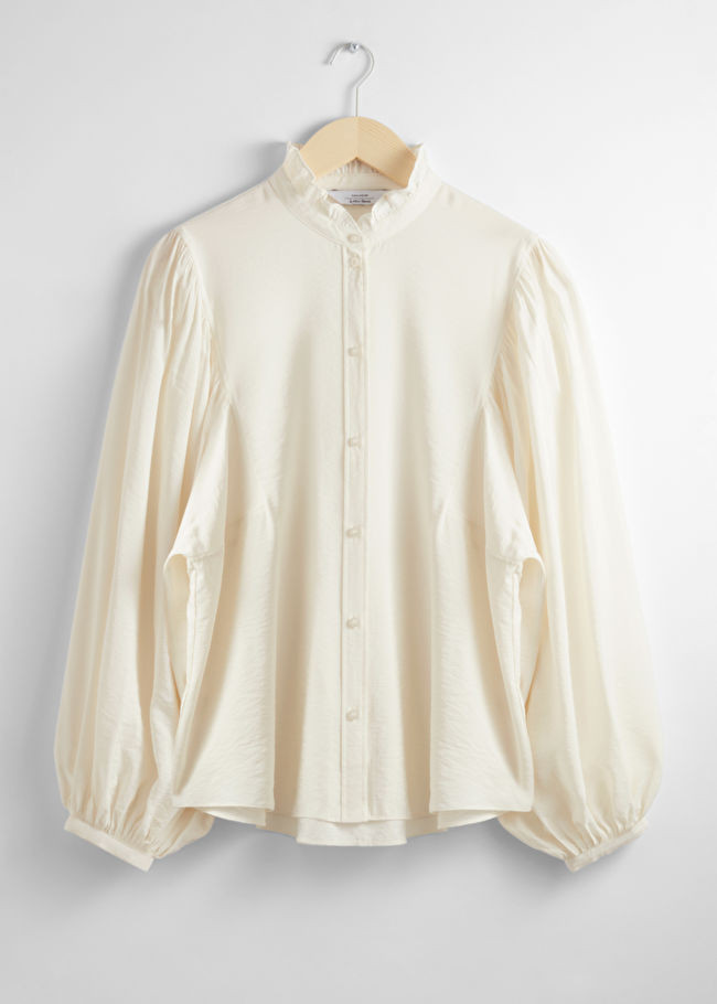 Bluse mit Rüschenkragen | & Other Stories (DE + FR)