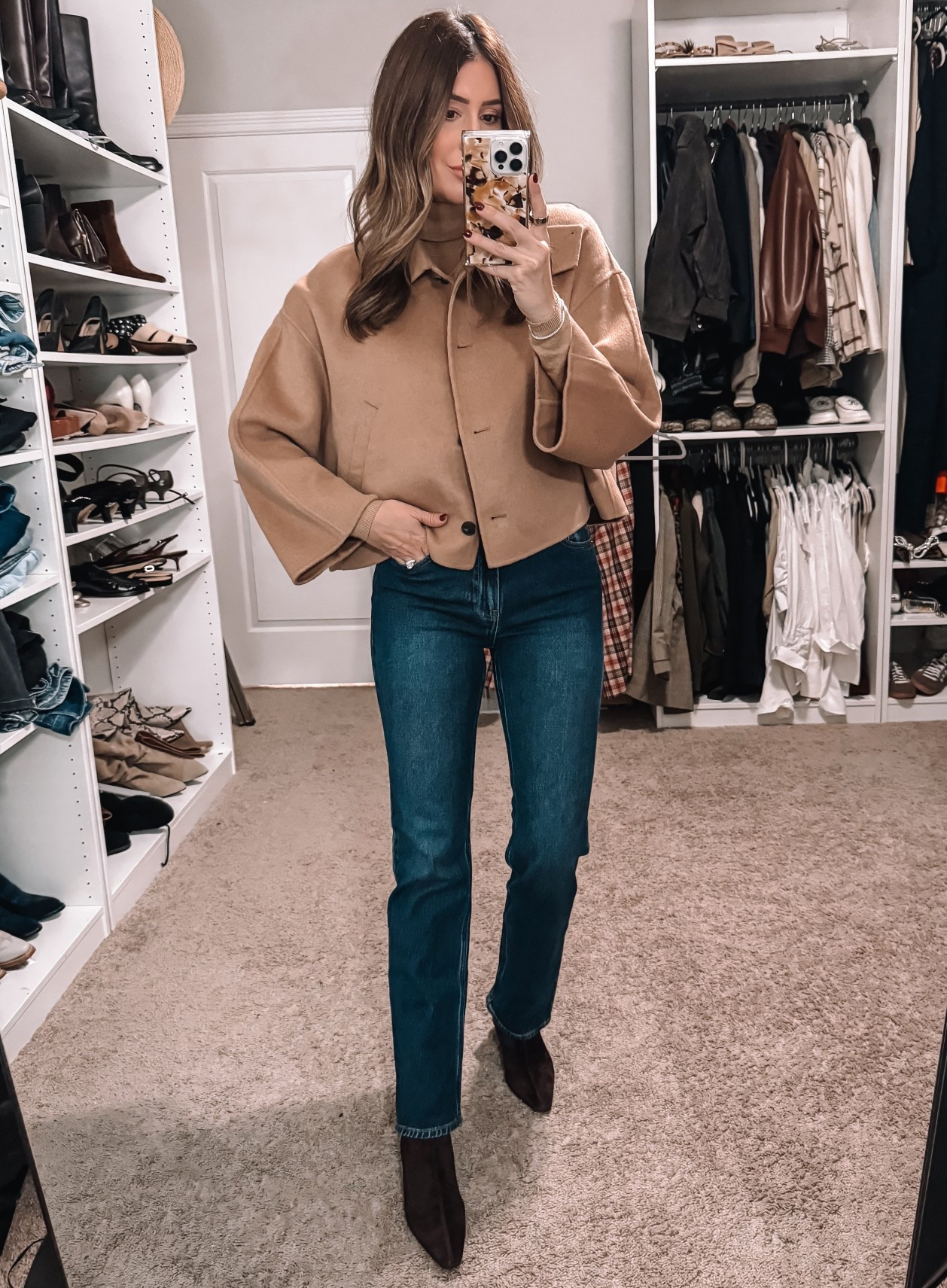 XS/S in jacket
Size 27 in jeans 

#LTKFindsUnder100 #LTKSeasonal