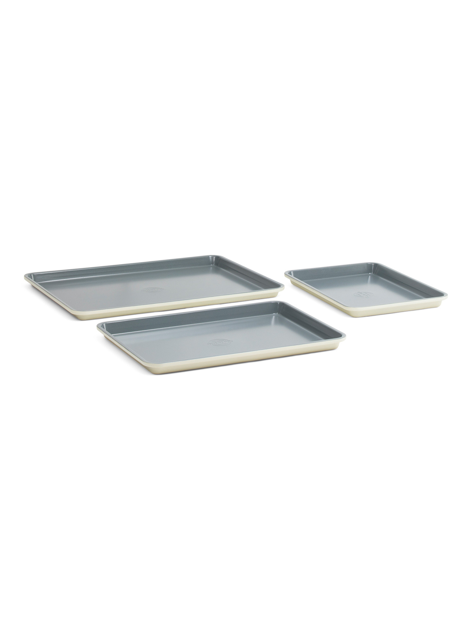 3pc Carbon Steel Non-stick Cookie Sheet Set | TJ Maxx
