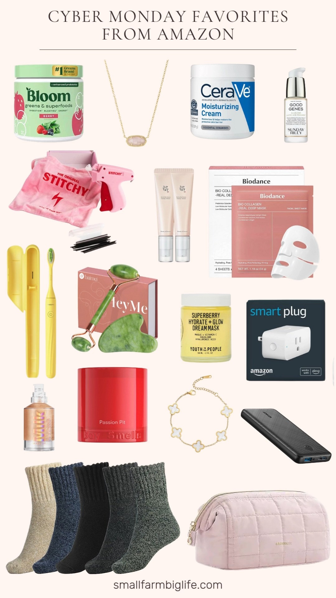 Cyber Monday is officially in full swing at Amazon and these deals are chef’s kiss! Cozy chic meets self care and practical wins. Think glow boosting beauty, jewelry that feels special, everyday essentials, and must have giftable finds. Grab them now, ship them fast, and save big while supplies last! 🛍️✨ 

 #LTKCyberWeek #LTKGiftGuide #LTKFindsUnder50