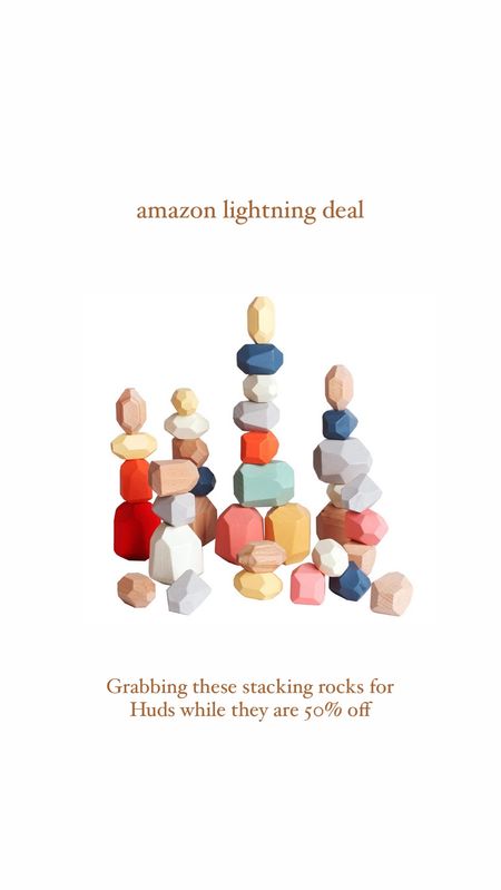 Amazon lightning deal on stacking rocks for toddlers 

#LTKbaby #LTKsalealert #LTKkids