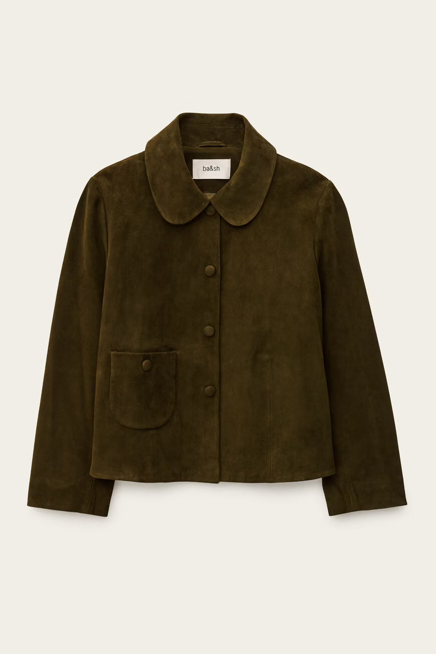 MILAS straight-cut jacket    $595 | Ba&sh America Corp