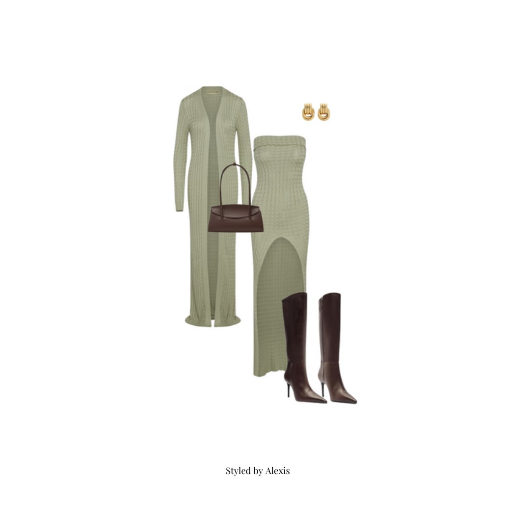 For the love of Cable Knit Sets 🤍

#sagegreen #sweater #ootd #greenandbrown 

#LTKHoliday #LTKSeasonal #LTKCyberWeek