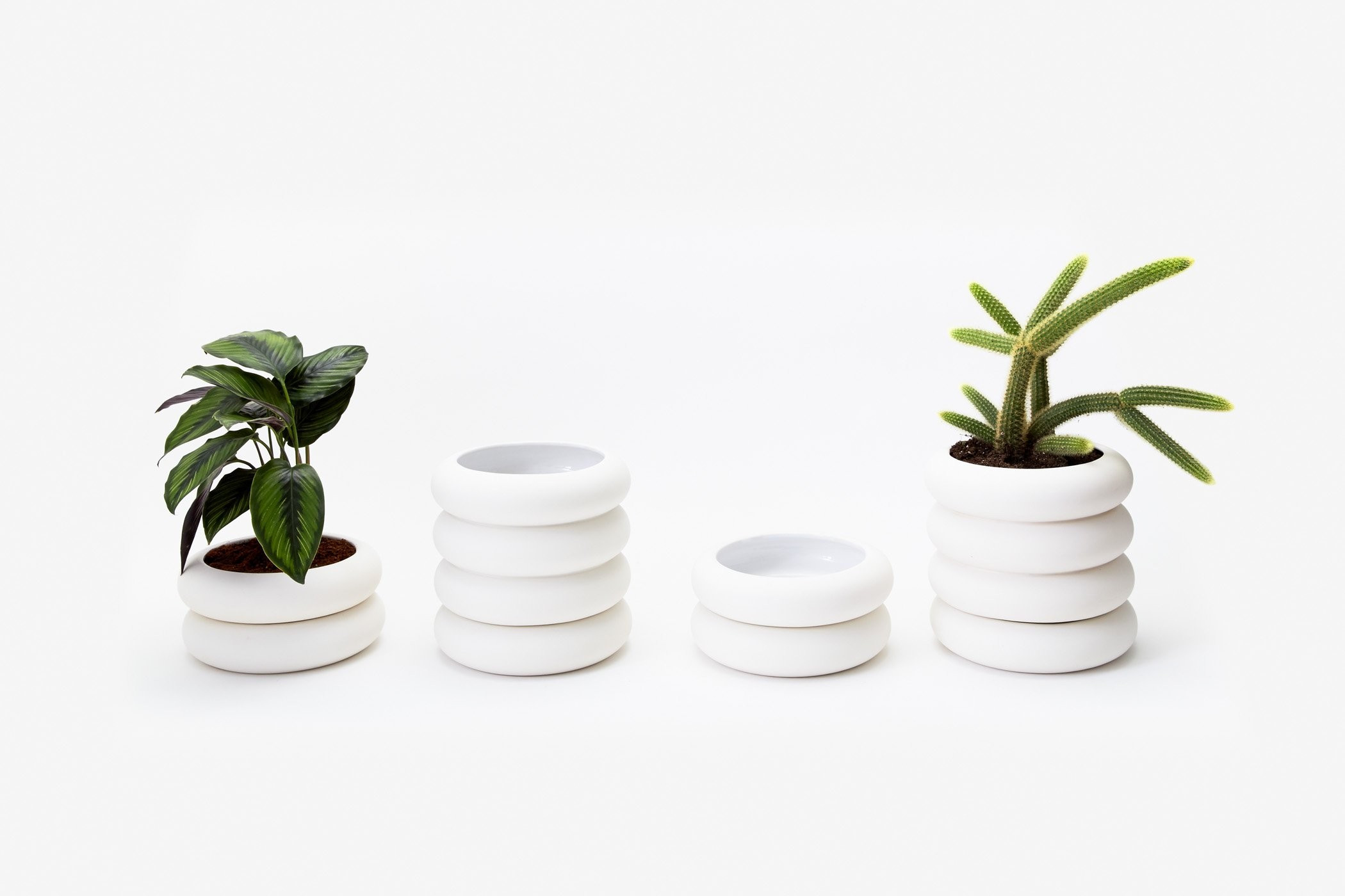 Stacking Planter - Stoneware | Burke Decor