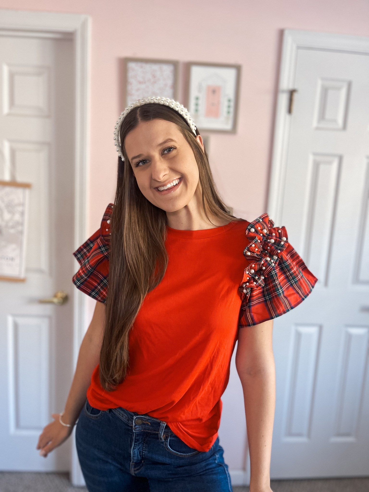 my favorite pearl crossover headband is now available in a gorgeous color way for the holidays!! it’s a splurge but so
worth it! won’t hurt your ears or give you a headache! would make such a great gift as well! 

#LTKSeasonal #LTKGiftGuide #LTKHoliday