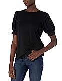 Amazon Brand - Daily Ritual Women's Supersoft Terry Puff-Sleeve Top, Black, XX-Large | Amazon (US)
