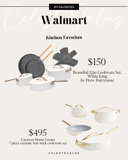 New release from Beautiful by Drew Barrymore 😍
The cookware is a perfect dupe for caraway set! It comes in 3 other colors! ✨ 

#LTKhome #LTKGiftGuide #LTKHoliday