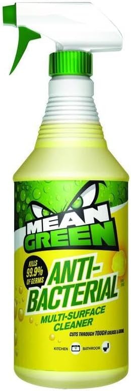 Mean Green Anti-Bacterial Multi-Surface Cleaner Lemon Scented, clear, 32 Fl Oz (Pack of 1), 40002 | Amazon (US)