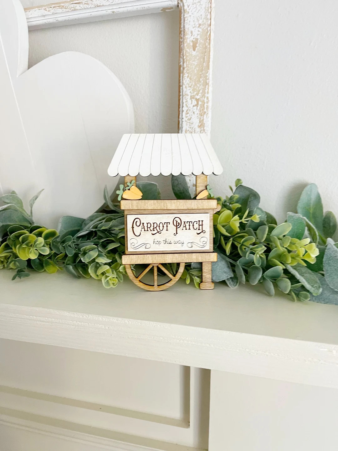 Carrot patch sign, tiered tray decor, Easter decor, carrots sign, garden sign | Etsy (US)