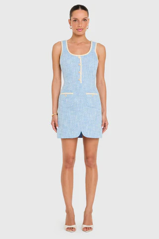 Amanda Uprichard Caligari Dress in Baby Blue - Size L | Amanda Uprichard